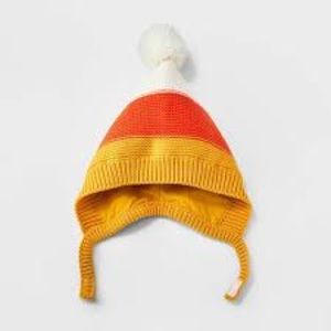 Cat & Jack Candy Corn Bonnet!! 6-12month size. NWOT